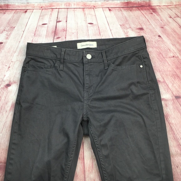 ➡️CK Jeans Gray Ankle Skinny Jean Size 4x25” - Picture 3 of 12